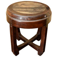 Deco Stool Antique Deco Stool