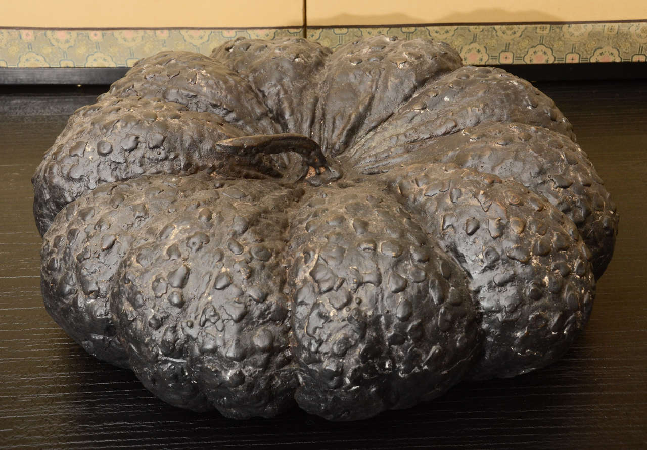 Contemporary Thai Lost Wax Cast Bronze Gourd