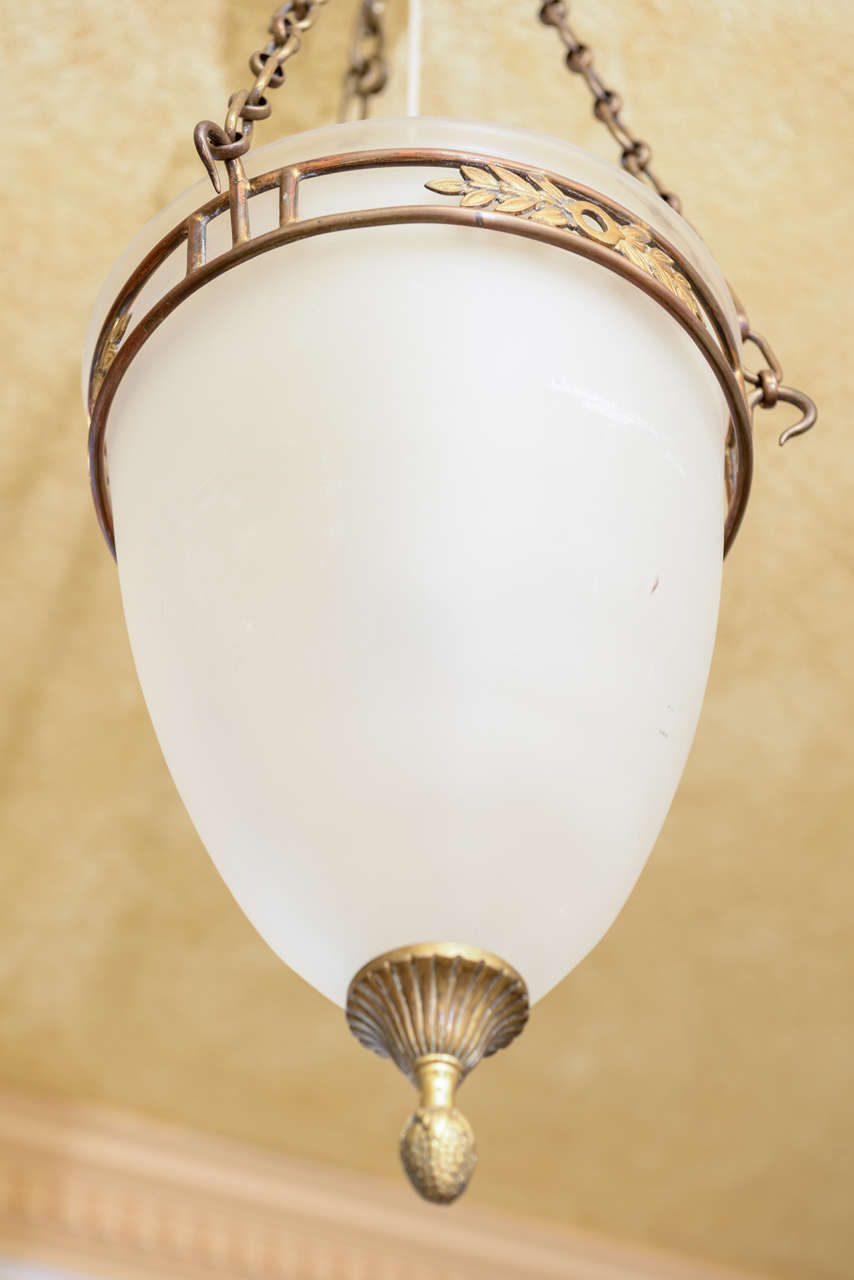  Antique French Ceiling Pendant Light 19th Century For Sale 2