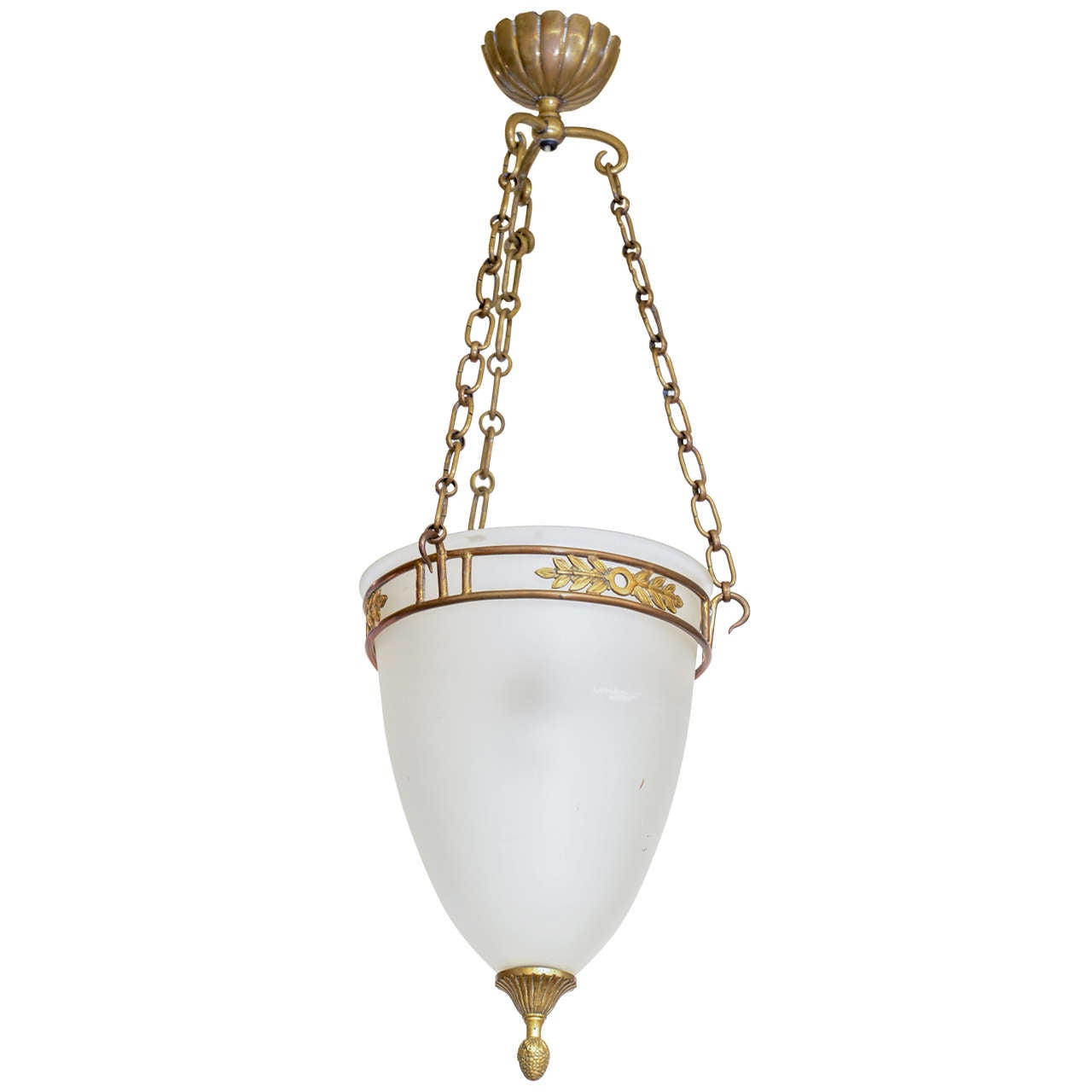  Antique French Ceiling Pendant Light 19th Century For Sale