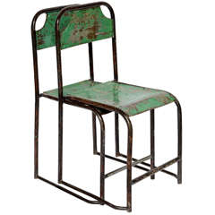 Pr/vintage metal chairs from Java