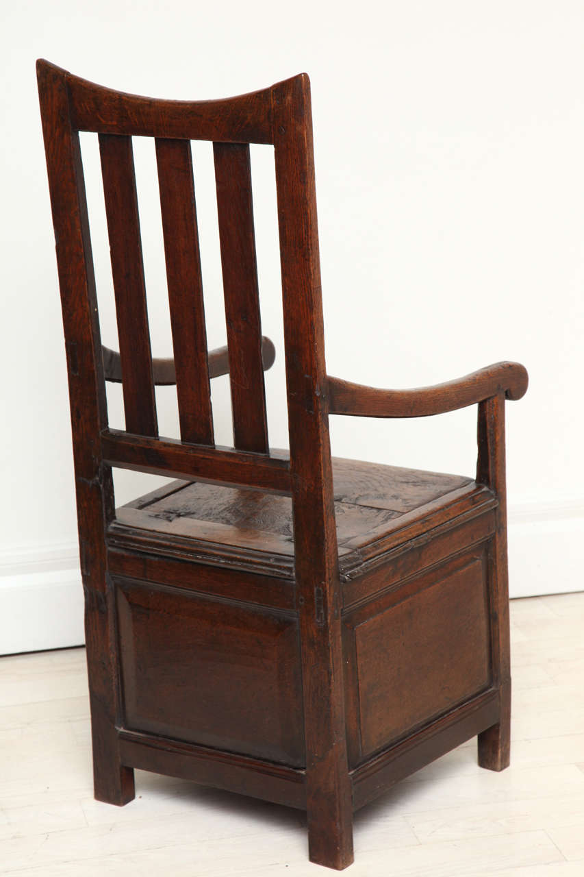 Early 18th Century French Oak Armchair 4