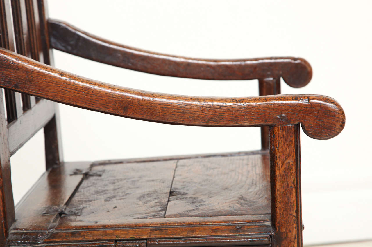 Early 18th Century French Oak Armchair 5