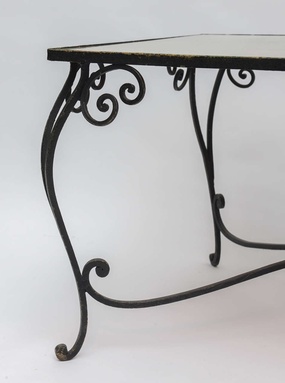 French Map Wrought Iron Table For Sale 5