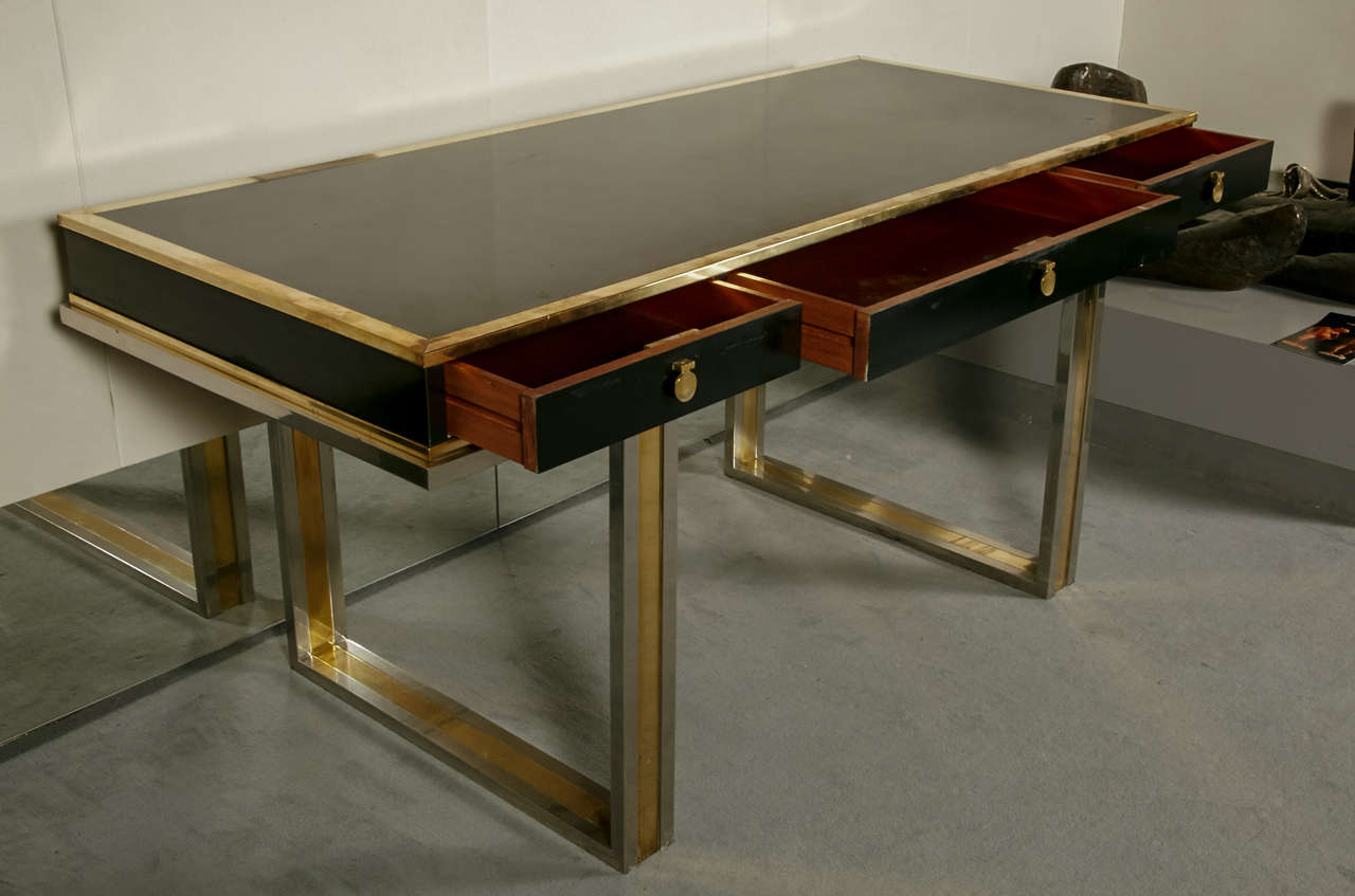 Important Desk by La Boetie's Parisian Workshop, 20th Century For Sale 5