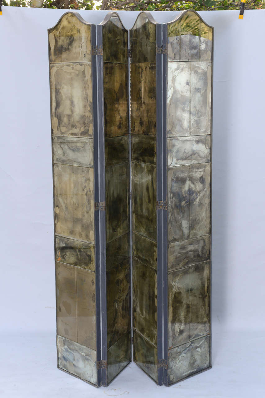 Four Panel Mirrored Screen 3