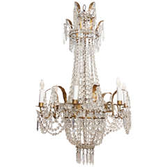 Empire Form Crystal Chandelier 12