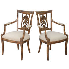 Pair of Directoire Style Armchairs