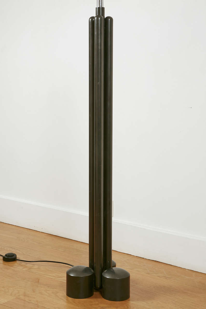 Patinated Two Floor Lamps, 