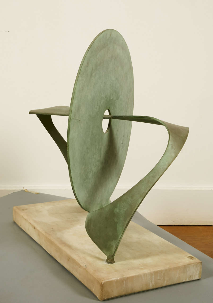 Late 20th Century Disc Sculpture by Guy Lartigue For Sale