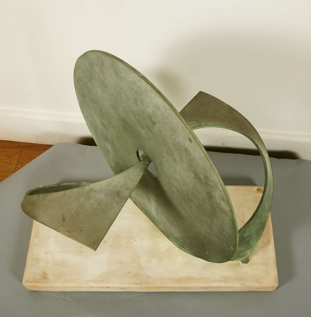 Bronze Disc Sculpture by Guy Lartigue For Sale