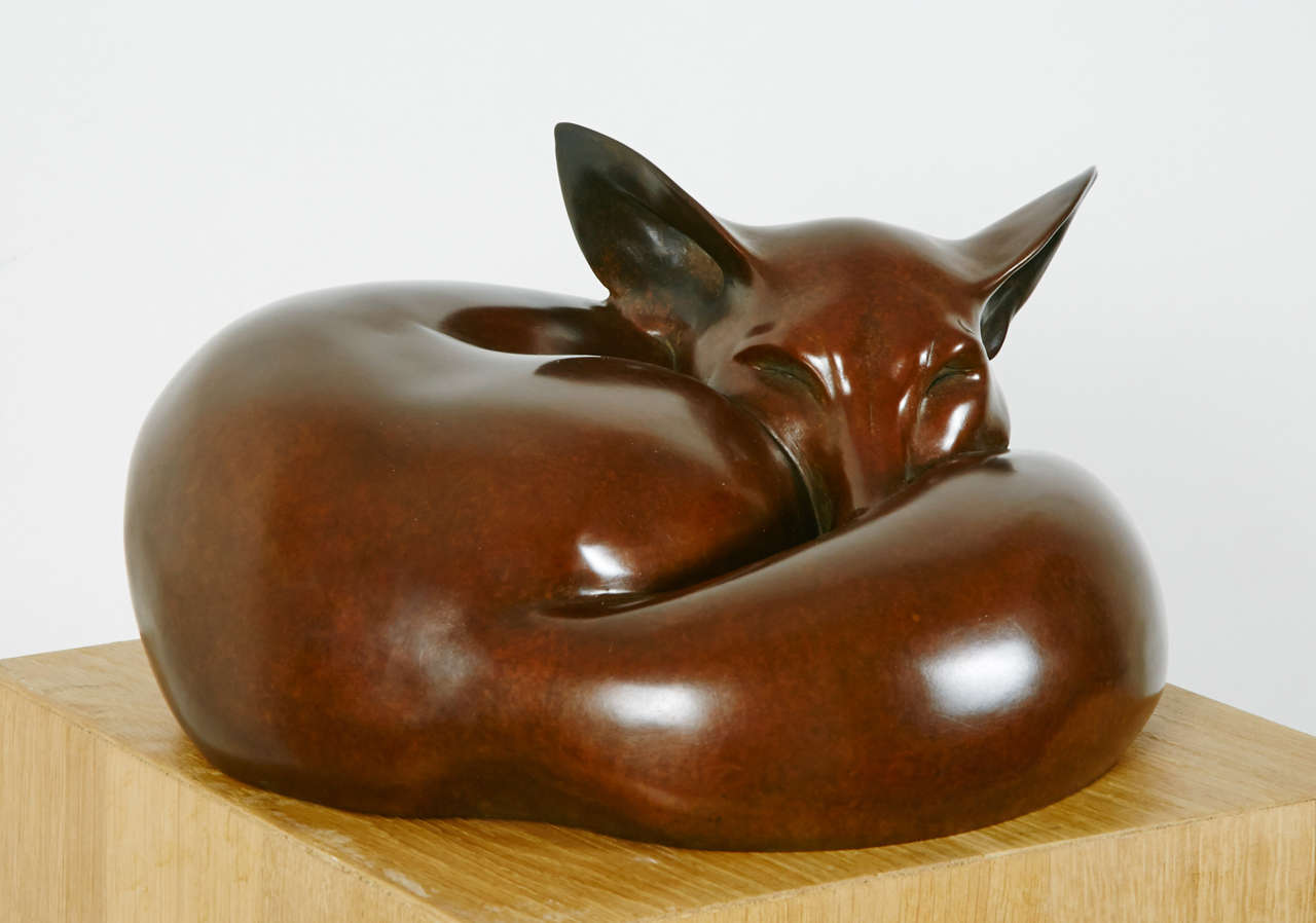 Sleeping Fox, 2013, by Jonathan Knight In Excellent Condition In Paris, FR