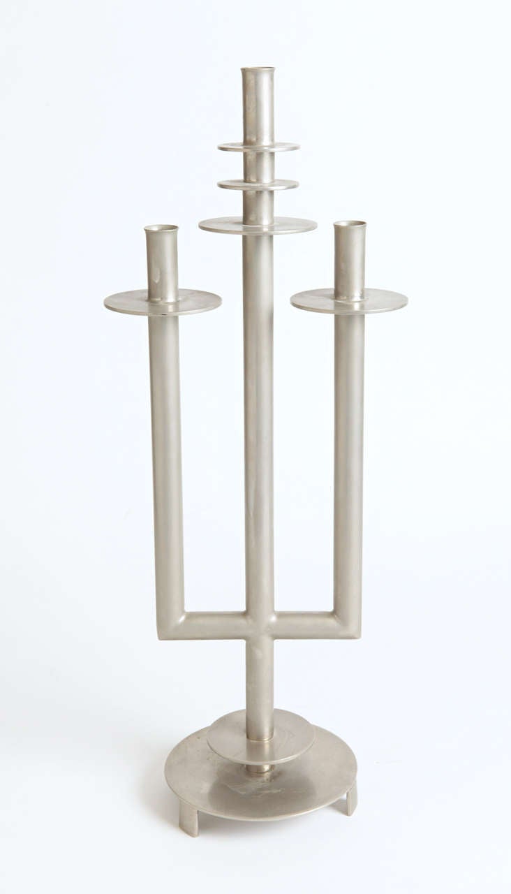 art deco candle sticks
