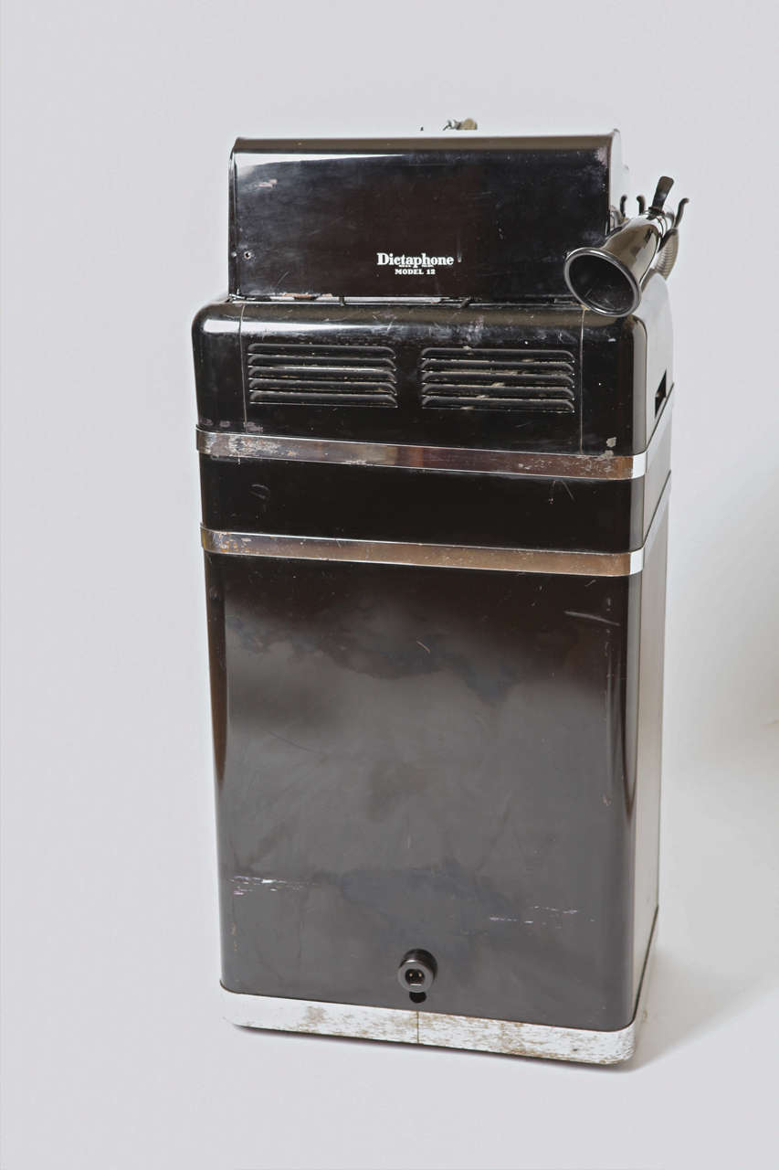 vintage dictaphone
