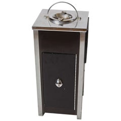 Vintage Machine Age Art Deco Smokestand Cocktail Cabinet Smoke Stand Bar 