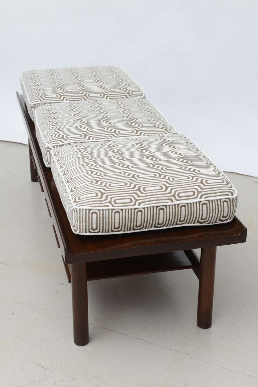 Mid-Century Modern Walnut Bench or Table 3