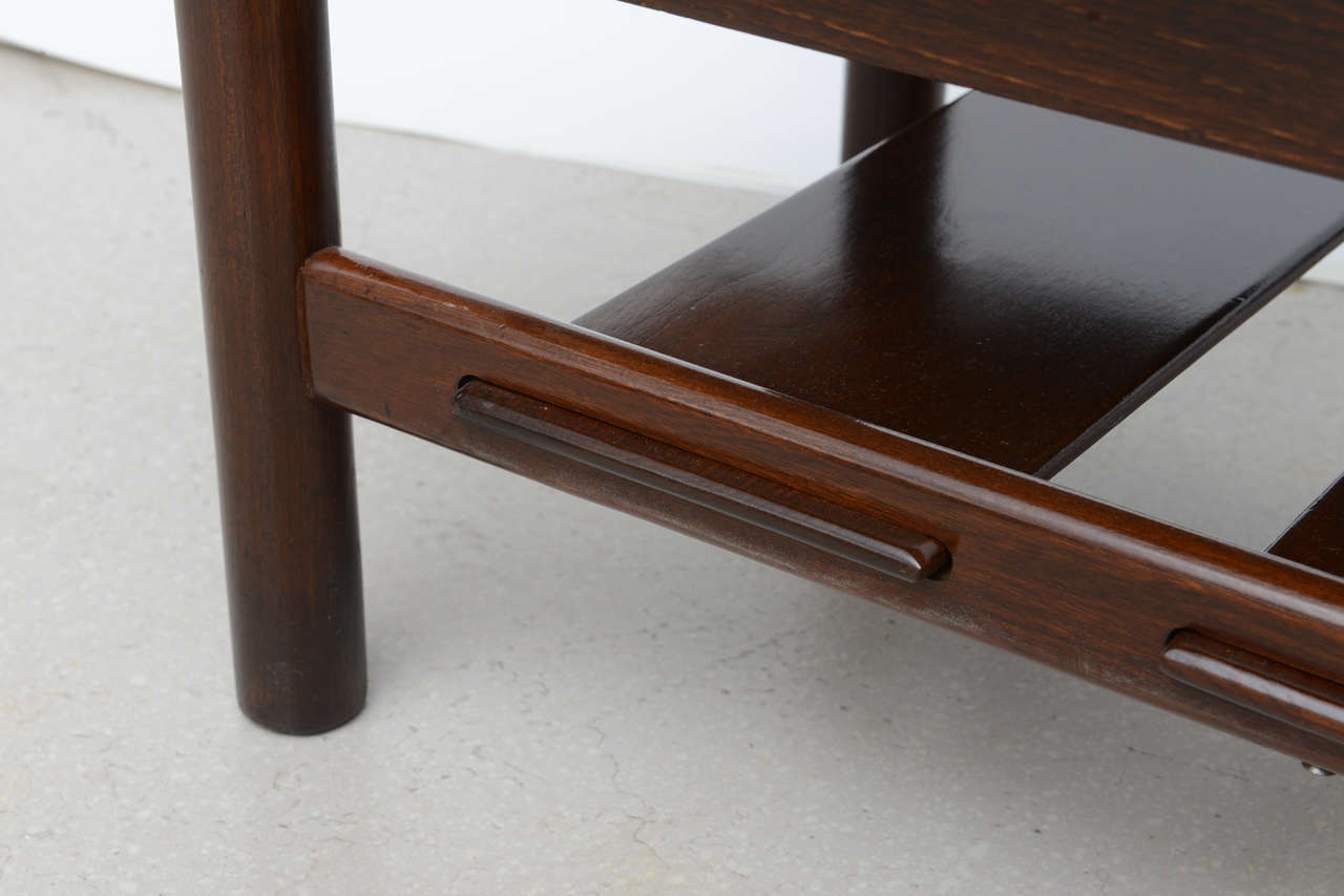 Mid-Century Modern Walnut Bench or Table 4