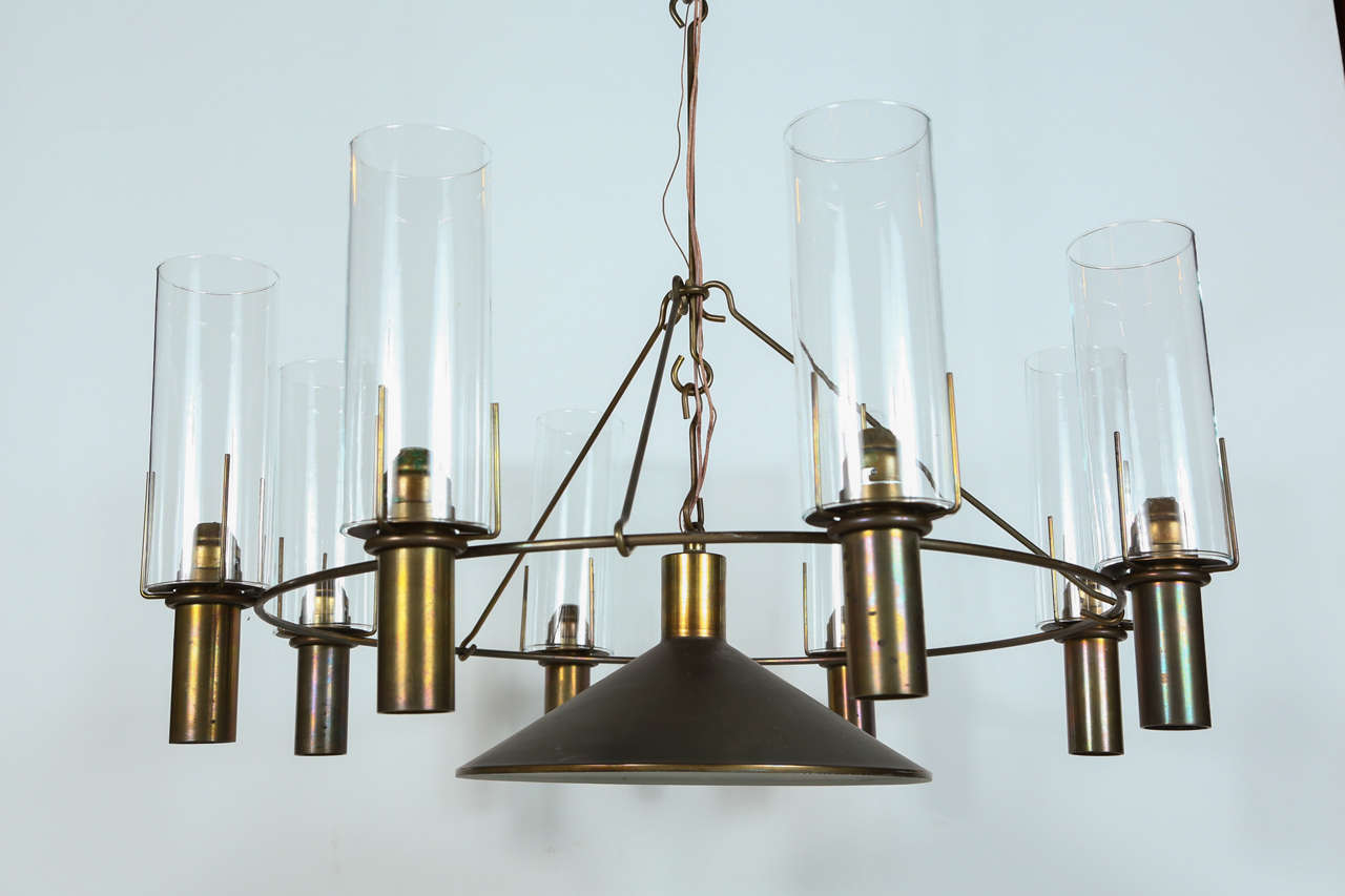 American Stuart Barnes for Robert Long Incorporated Chandelier For Sale