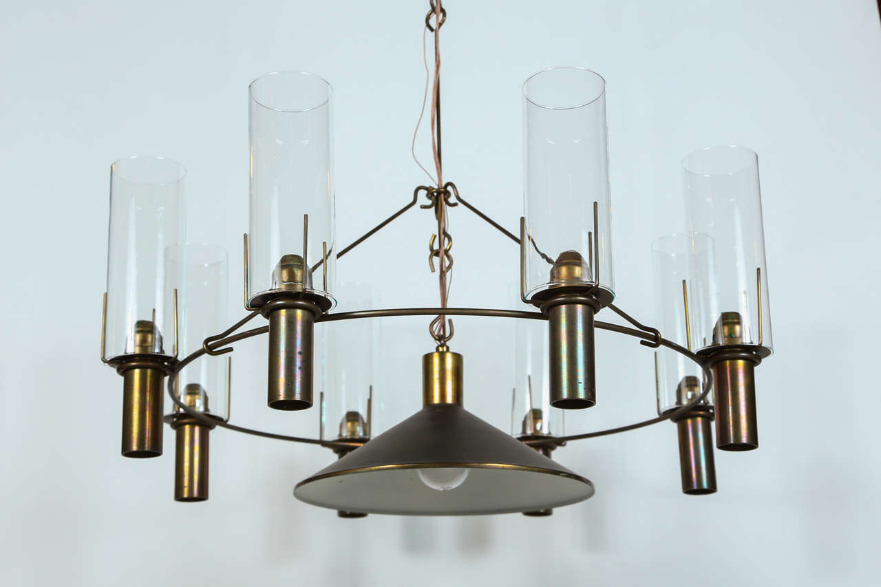 Stuart Barnes for Robert Long Incorporated Chandelier For Sale 1