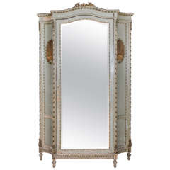 19th Century French Mirrored Armoire or Wardrobe
