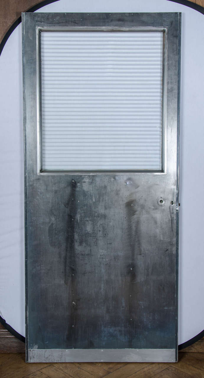 Vintage Industrial Glazed Steel Door