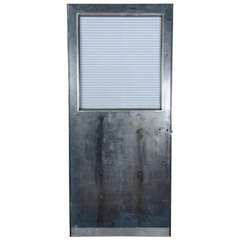 Vintage Industrial Glazed Steel Door