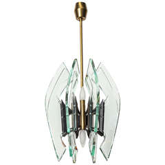 Max Ingrand Chandelier Made in Italy by Fontana Arte