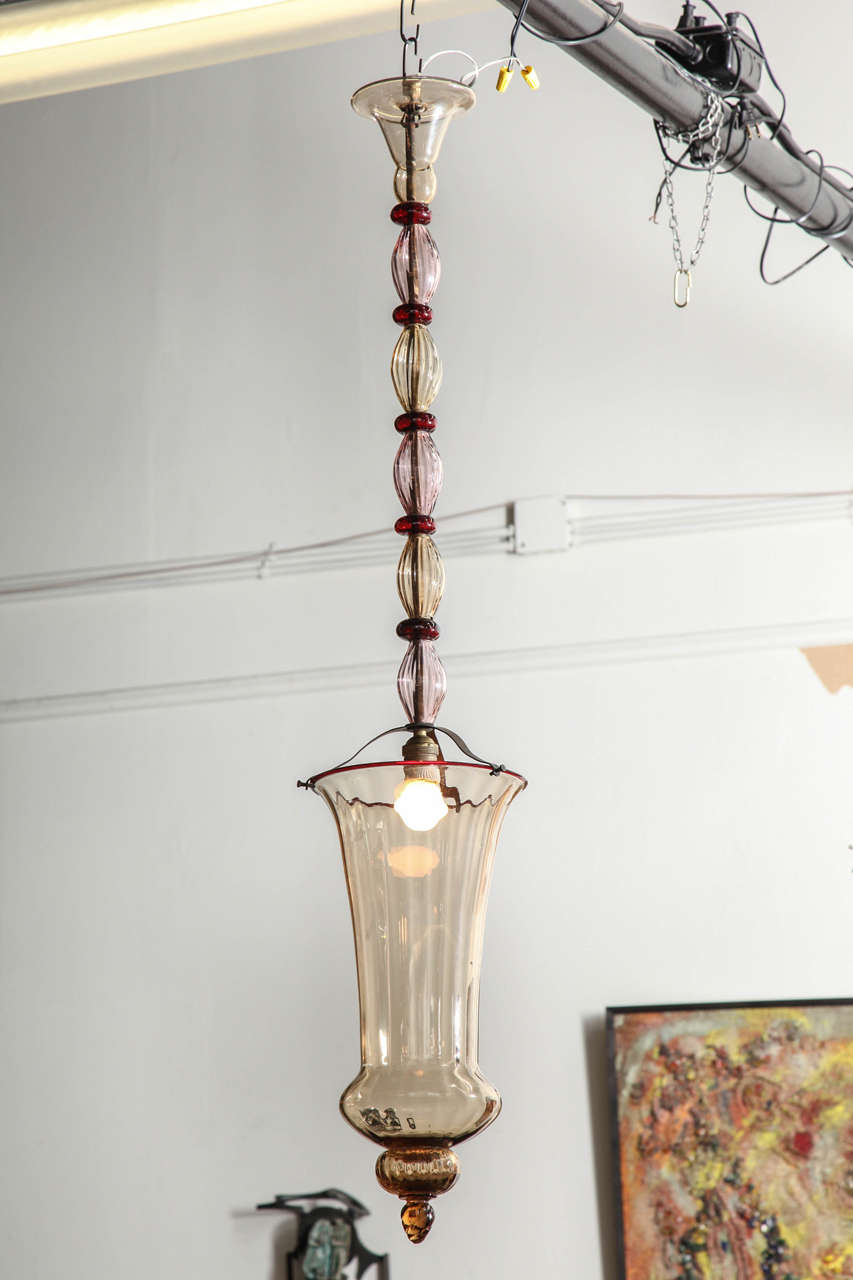 Venini Cappelli Pendant Light Made in Italy in 1925 by Vittorio Zecchin