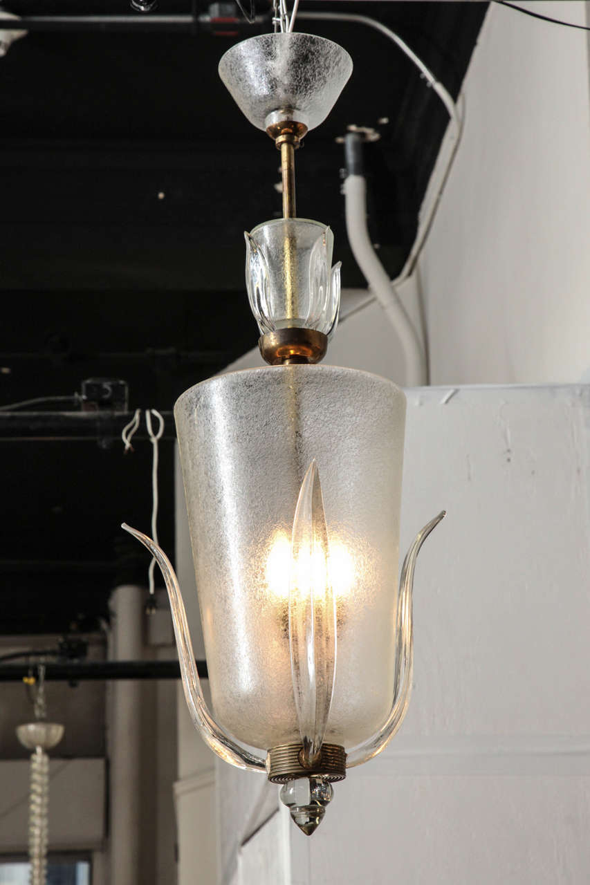 Blown Glass Chandelier by Seguso Made in Venice, 1935