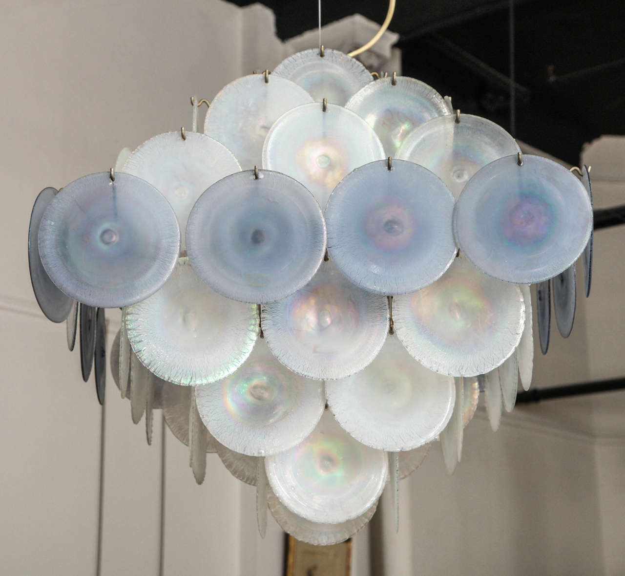 Mid-20th Century Chandelier Made by Mazzega in 1965