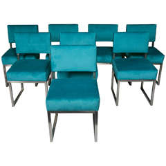 1965 Set of Eight Dining Room Chairs