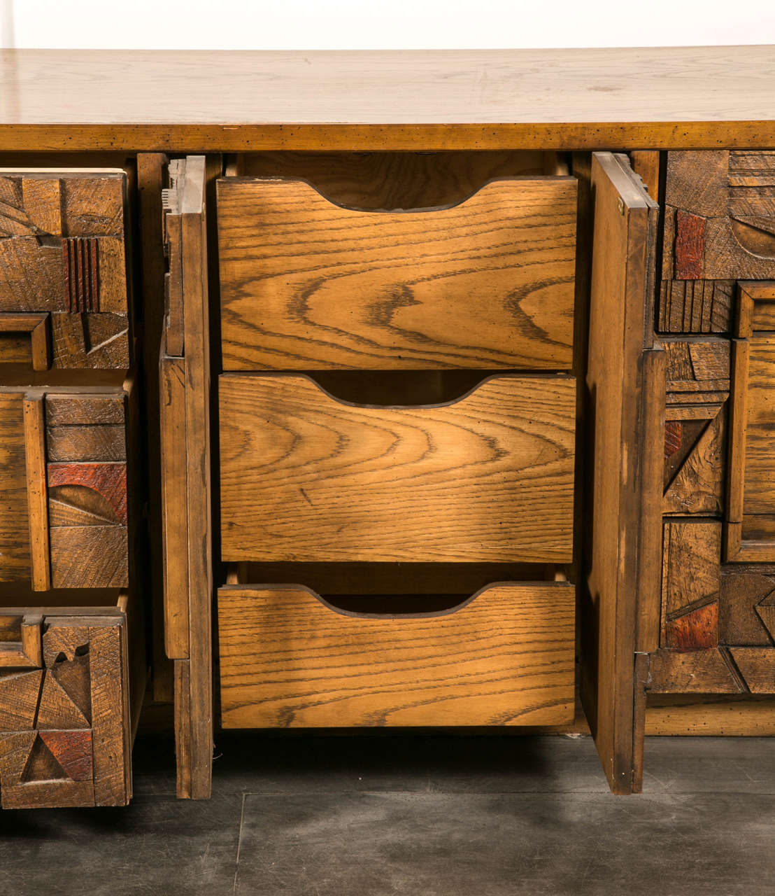 Oak Sideboard by Lane, circa 1970 For Sale