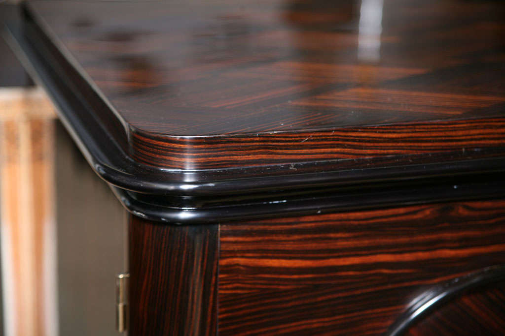 French Art Deco Designer Macassar Ebony Buffet, 