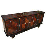 French Art Deco Designer Macassar Ebony Buffet, "Raphael"