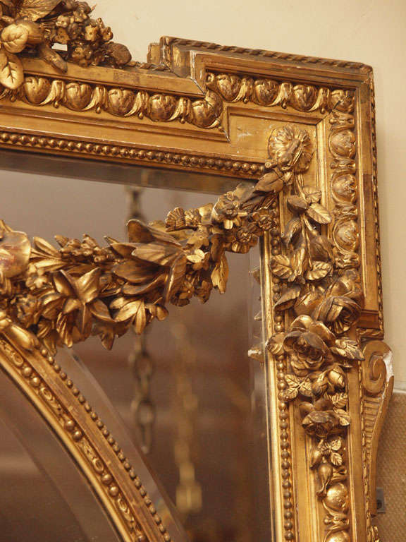 Antique French Louis XVI Mirror 1