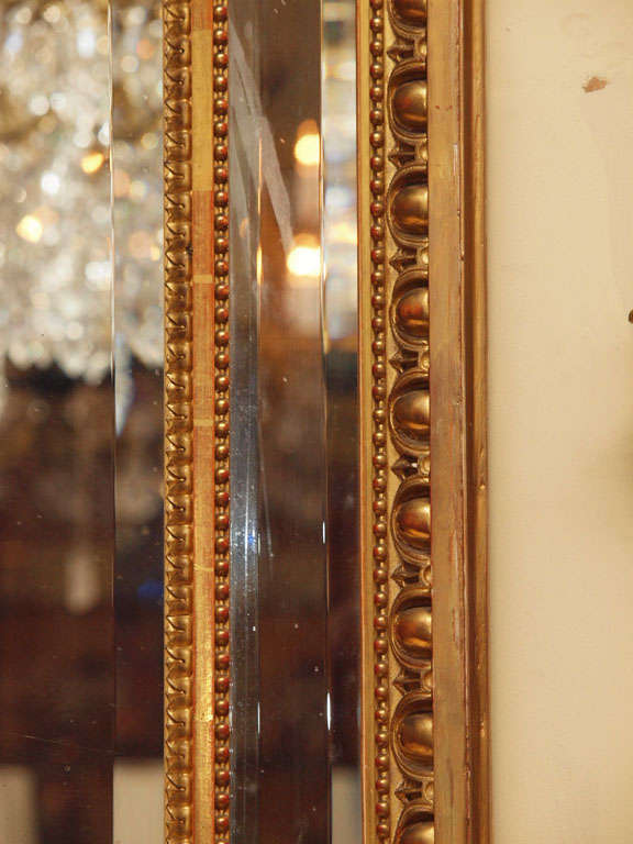 Antique French Louis XVI Gold Mirror 2