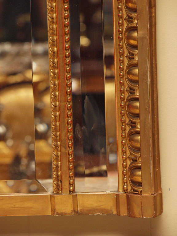 Antique French Louis XVI Gold Mirror 3