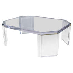 Lucite Coffee Table by Charles Hollis Jones