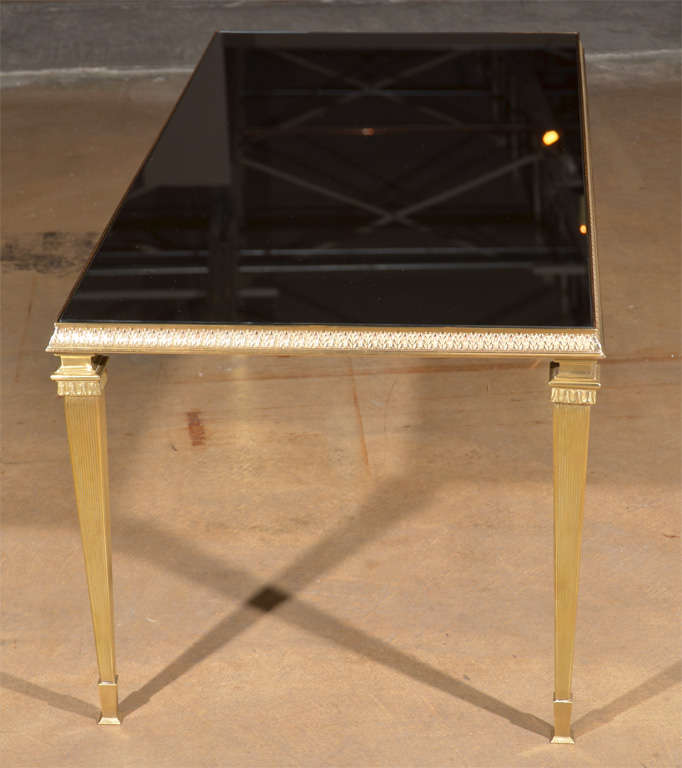 French Bronze Neoclassic Cocktail Coffee Table 3