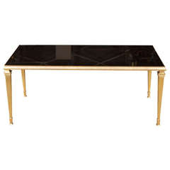 French Bronze Neoclassic Cocktail Coffee Table