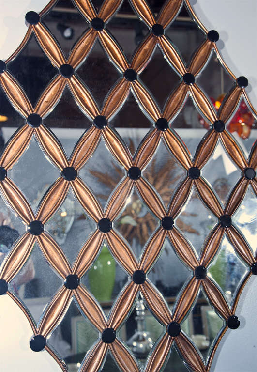 American Decorative Diamond Shaped Mirror