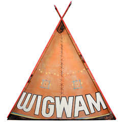 Vintage Wigwam Neon Sign