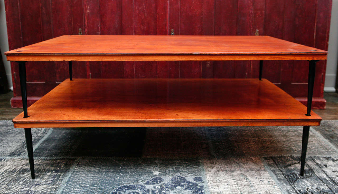 French Mid-Century Modern Two-Tier Coffee Table 3