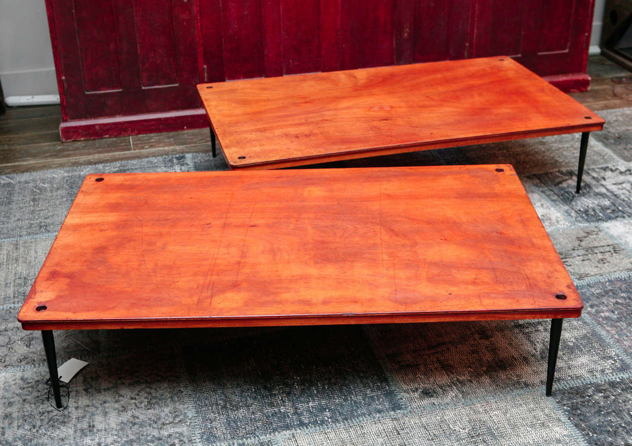 French Mid-Century Modern Two-Tier Coffee Table 5