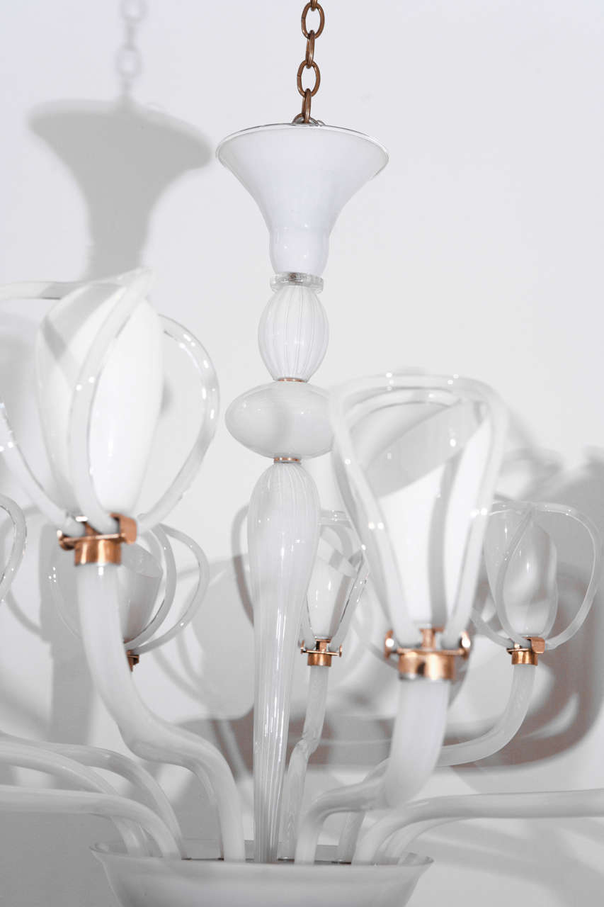 Italian Murano Chandelier For Sale