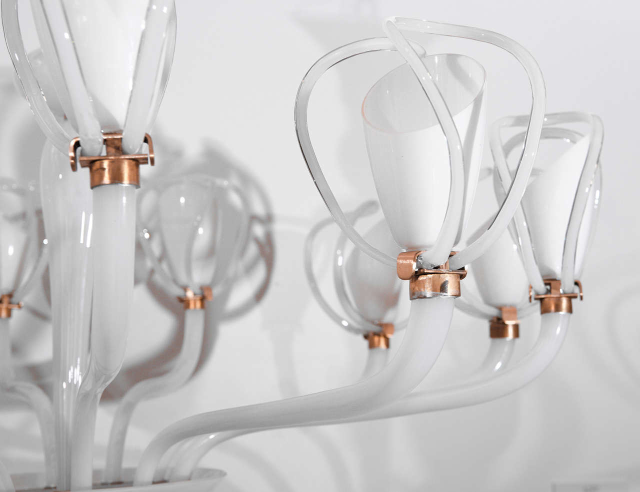 Glass Murano Chandelier For Sale
