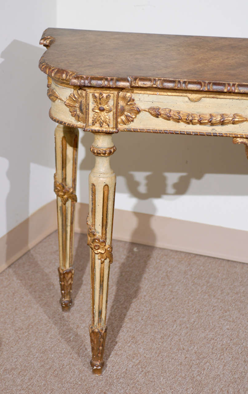 Pair of Painted Neoclassical Style Console Tables In Good Condition In Atlanta, GA