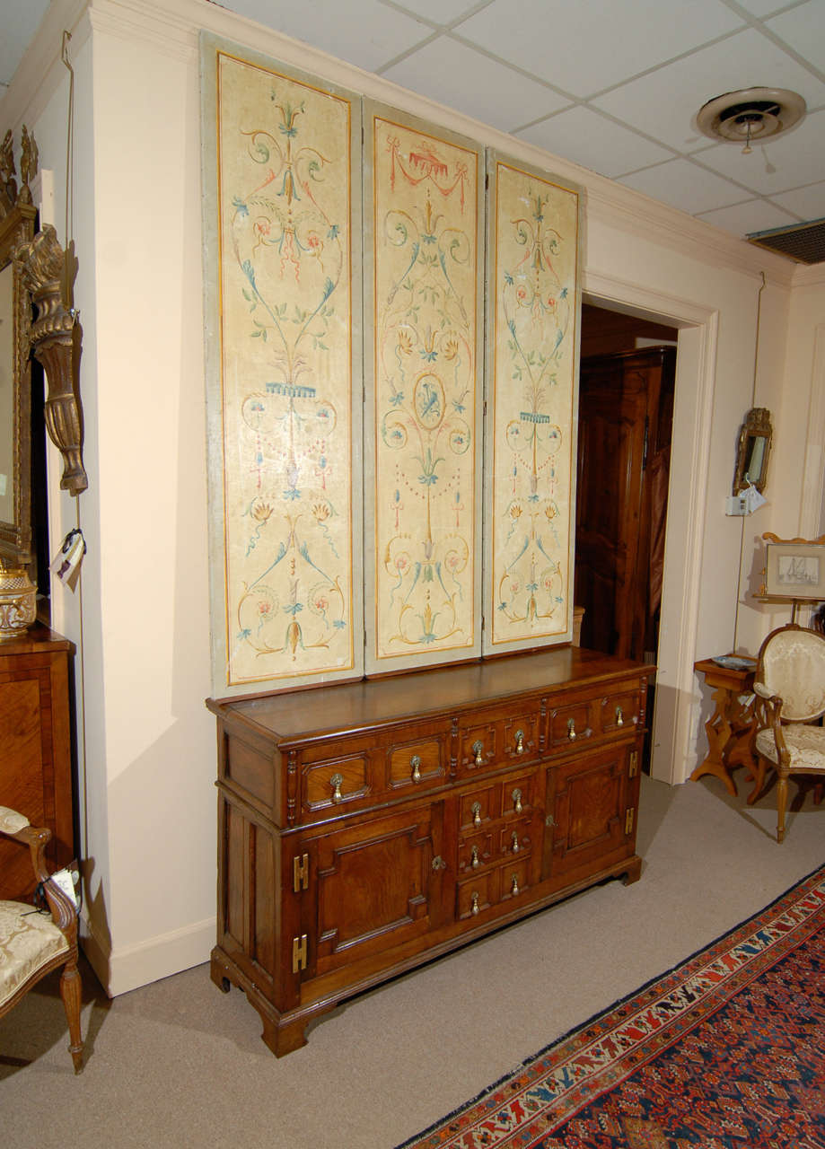 Jacobean Style English Oak Dresser Base, ca. 1800 In Excellent Condition In Atlanta, GA