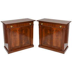 Pair of Dunbar Neoclassical Style Cabinets