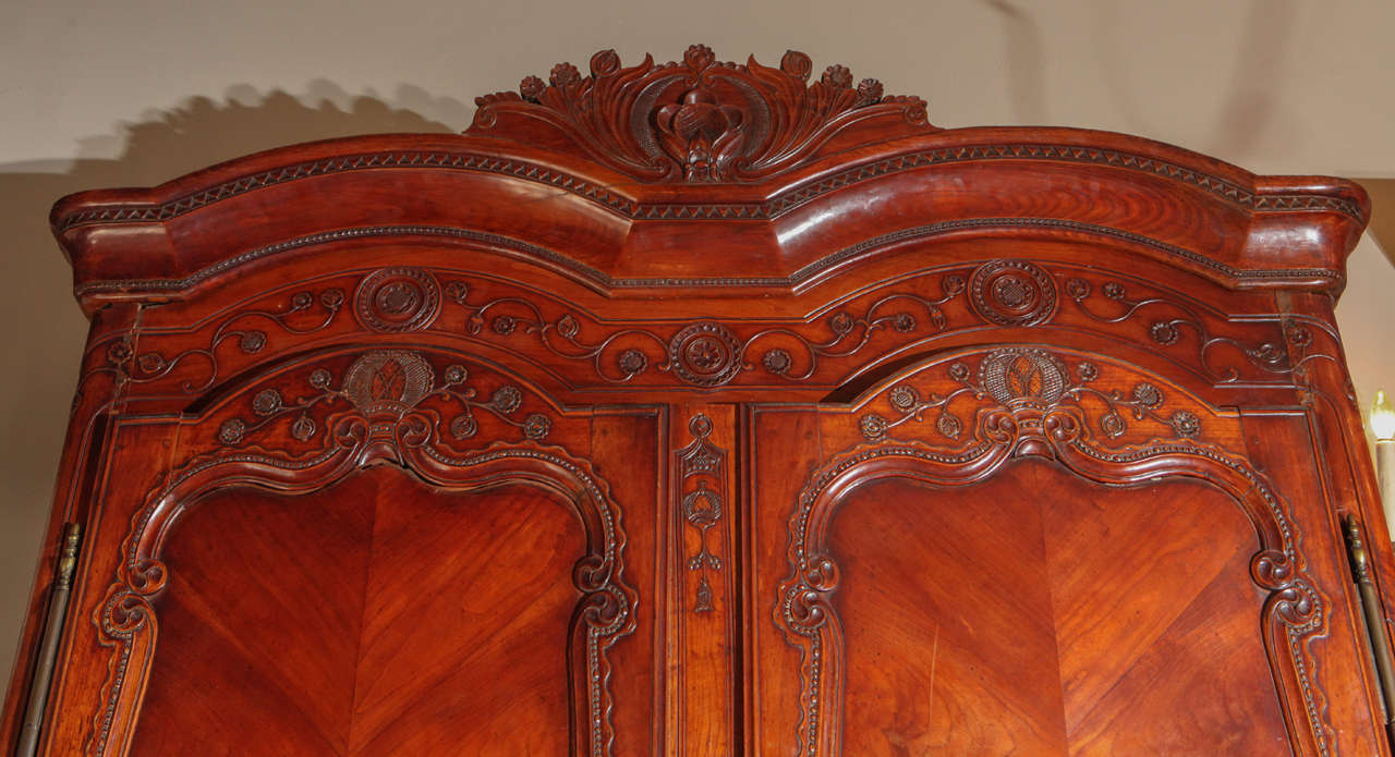 Baroque 18th Century French Armoire For Sale